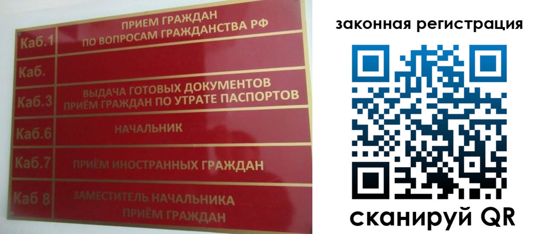 прописка иностранных граждан в Трёхгорном